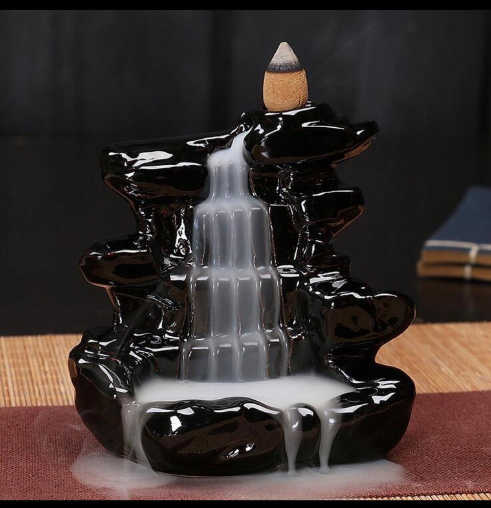 Fuente Zen de Incienso en Cascada – Set Completo